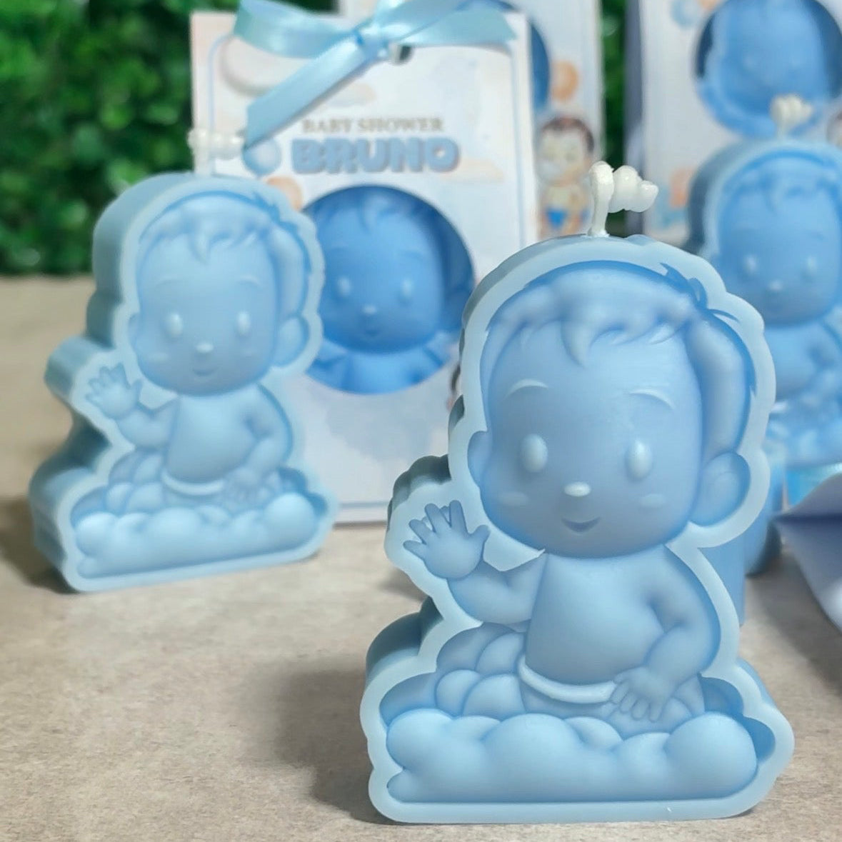Molde Bebé Niño en Nube