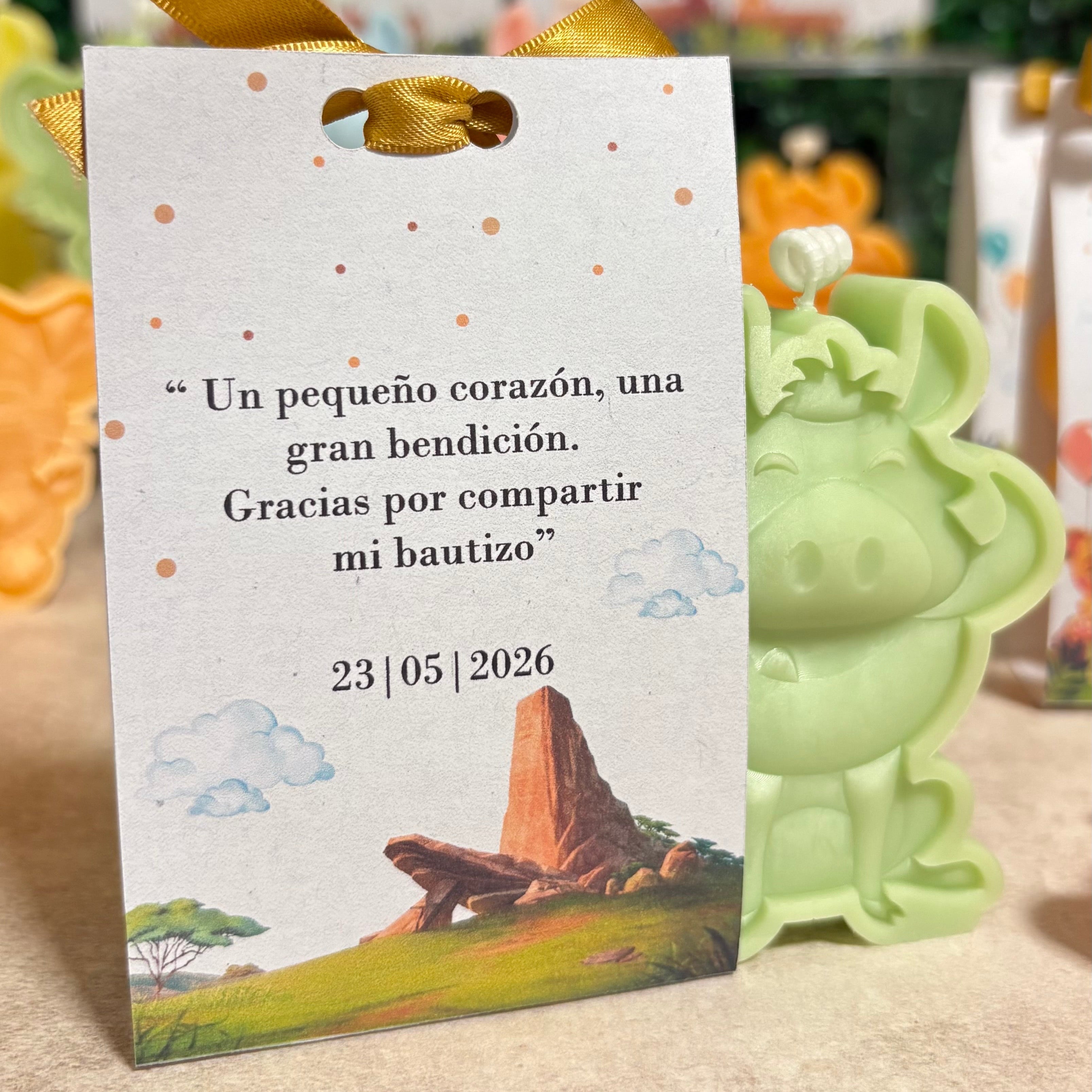 Molde Pumba del Rey León